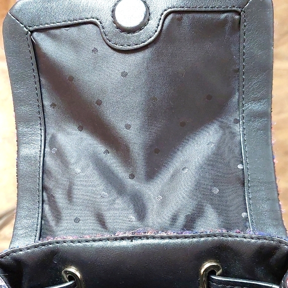 Kate Spade Multicolor Tweed Women's BACKPACK CINCH Bag - Picture 6 of 16